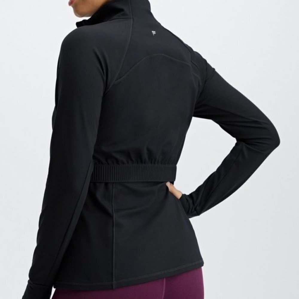 Fabletics trinity performance jacket black Small … - image 6